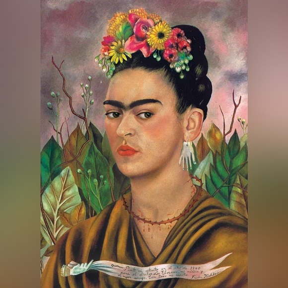 Frida Kahlo’s “Self Portrait” in Mini Cross Stitch Art - Picture 4 of 4